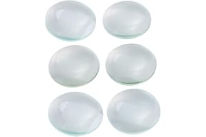 ibasenice Premium Optisches Glas - 6 Stück Glaslinse Optische Linse 3cm / 5cm / 5cm Durchmesser 50 Mm / 100 Mm / 300 Mm Brennweite Doppelte Konvexe Professionelle Glaslinse Optische