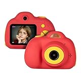 ❤ Bequemes Selfie mit 8 MP Frontkamera ❤ Die Kinderkamera verfügt über Dual-Objektive mit 8 Megapixel, damit die Kinder Foto / Selfie leicht machen können. (Drücken im Fotomodus lange die M-Taste, die Front- / Hauptkamera zu wechseln; Kurzer Druck für Videomodus)
