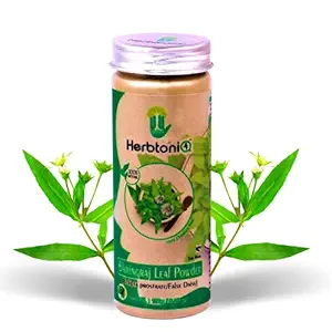 HerbtoniQ 100% Natural Bhringraj Leaf Powder (Eclipta Prostrate/false Daisy) For Hair Fall, Dandruff, Hair Care Regimen Hair Pack (150 Grams)