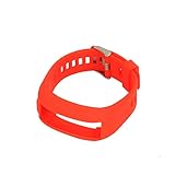 Altsommer Fashion Silikon Armband für Garmin Vivosmart HR Uhrenarmband mit Schnellverschluss Smart Watch für Herren Damen (Rot)
