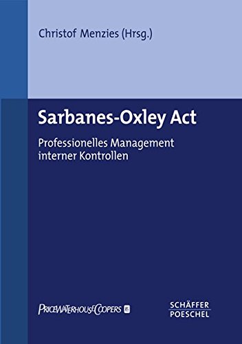 Pdf Sarbanes Oxley Act Professionelles Management Interner - 