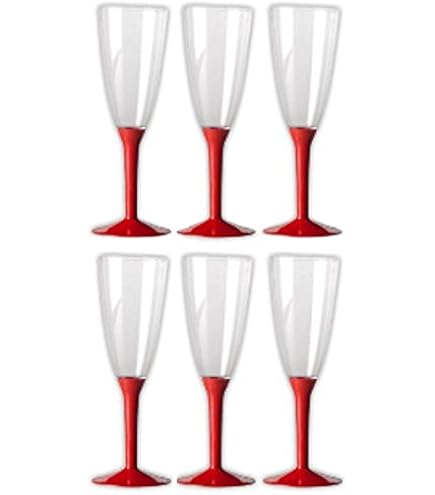 Bicchieri Da Champagne In Plastica 120ml - Eleganti, Resistenti, Riutilizzabili, Per Feste (60 Pezzi) - Foto 9