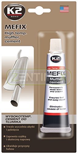 Preisvergleich Produktbild Hochtemperatur Auspuff-Zement Auspuff-Dichtmasse Reparatur-Masse Reparatur-Zement Montagepaste Dichtstoff Abgasanlage gasdicht hochtemperaturbeständig 132g +816°C