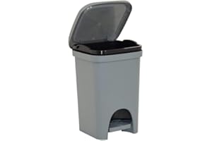 BELLI E FORTI BELLI&FORTI Bidone Pattumiera a Pedale Colors 6 Litri Grigio