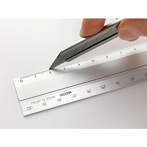 Midori Aluminium Lineal – schwarz - 6