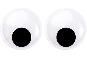 UNVOJL 2 Pieces Giant Googly Eyes Large Self Adhesive Googly Eyes for DIY Scrapbooking Crafting (130mm)