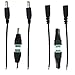 Produktbild DZYDZR 5,5 x 2,1mm DC Stecker Weiblichen und Männlichen Kabel DC Verbinder Verlängerungskabel Netzkabel(15cm) + 2 Paar Männlich und Weiblich DC Power Steckverbinder Jack Adapter