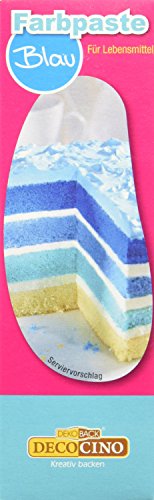 Preisvergleich Produktbild Dekoback Lebensmittelfarbe Blau Paste, 25 g