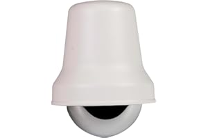 ZAMEL Sundi DNS-206-BIA Elektromechanische Kabelgebundene Türklingel 230V, Traditionell Klingel, White