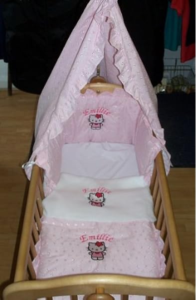 personalised crib bedding