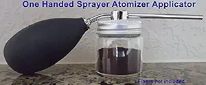 Finally Hair Sprayer Atomizer Empty Bottle For One Handed Operation Easy To Use - for use with all brands of fibers (for use with refill bags - fibers not included)