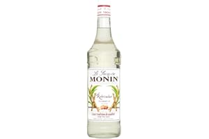Monin Sirup Weißer Rohrzucker (1 x 1,0l) - zum Mixen von Cocktails und Limonaden - natürlicher Zuckersirup - Vegan - glutenfrei