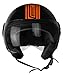 Produktbild Herkunft Helmets 201585025300104 Neon Street Helm Demi Jet, Orange, M