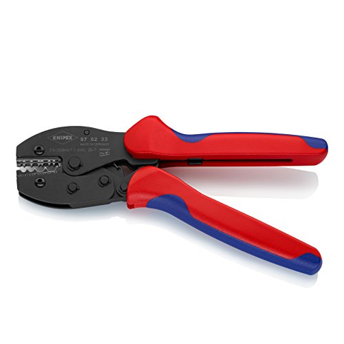 KNIPEX 97 52 33 PreciForce – Crimpzange für Rohrkabelschuhe, Stoßverbinder - 2
