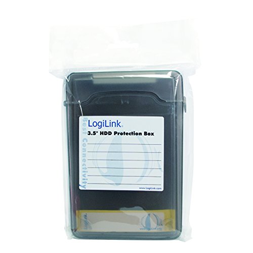 LogiLink UA0133 Festplatte Schutzhülle für 1x 8,9 cm (3,5 Zoll) HDD, schwarz - 3