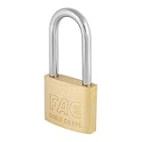  Fac seguridad - Candado arco normal 50mm laton (en caja)