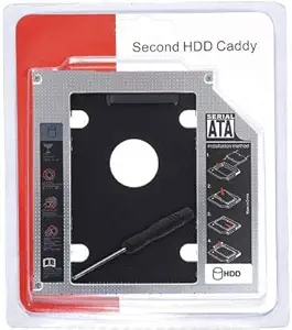 APLT 9.5 mm Universal Caddy for HDD/SDD for CD DVD-ROM Drive Slot 2nd Bay Hard Drive Caddy for PC/Laptop