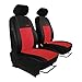 Produktbild GSC gsmarkt | Univeral Front 1+1 Rot | Sitzbezüge Sitzbezug für Auto Sitzschoner Set Schonbezüge Autositz Autositzbezüge Sitzauflagen Sitzschutz Gallante Exclusive