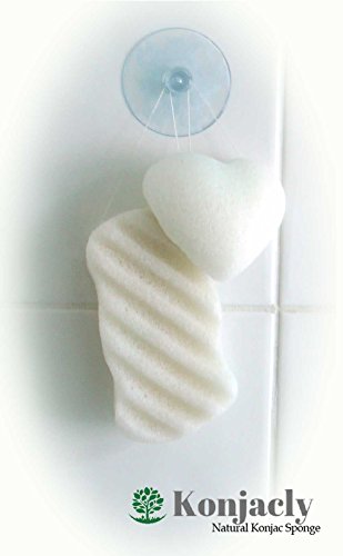 Natural Konjac sponges, set of 2 for face & body. Suitable for all skin types: Normal, dry, oily, sensitive and baby safe. Made from vegetable root fibre, Eco-friendly and chemical free. Extra soft gentle exfoliate & deep cleaning. Help to remove dead skin cells, dirt & impurities. Help prevent bacteria, acne breakout & blackheads, eliminate toxins, stimulate blood flow, minimise pores and improve skin texture leaving silky smooth, better completion, refreshed, radiant, reveal and rejuvenate.