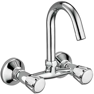 Joyway Conti Kitchen Sink Mixer Tap Brass, Water Mixture Faucet With Foam Flow, Quarter Turn, 360 Degree Movable Spout