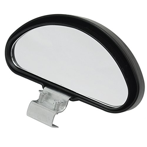 Auto Car Vehicle Driver Wide Angle View Wing Mirror Blind Spot Rearview Black
