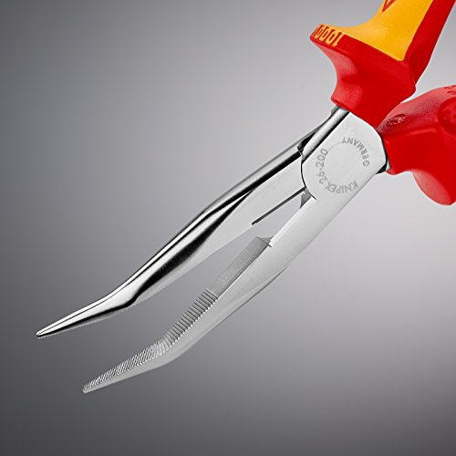 Knipex 26 26 200 – Flachrundzange mit Schneide, VDE-geprüft - 3