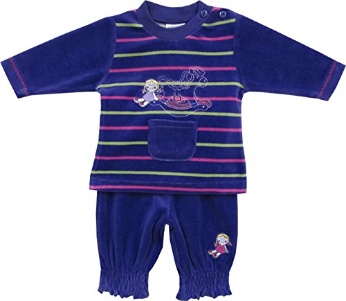 Schnizler Baby Girls Tracksuit -  Blue - 6-9 Months