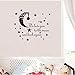 Produktbild LZRLZR Wall Sticker DIY Wallpaper Kids Room Home Decor Wall Decals We Love You to The Moon and Back Again Cartoon Children's Bedroom