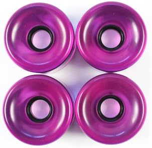 Blank Longboard Wheels 70 mm 82 a Clear Purple