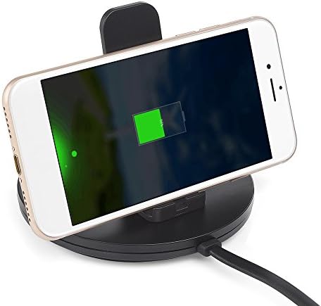 iPhone Charging Dock Station, LANVY Desktop Charger Stand Holder with USB Cable Docking Station for iPhone X 8 7 6S 6 Plus SE 5S 5C 5 / iPad Mini/ Air/ Pro/ iPod Series - Black