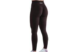 AUROLA Legginsy treningowe dla kobiet, bezszwowe rajstopy do ćwiczenia brzucha, studia fitness, dziewcząt, sportowe, aktywne spodnie do jogi