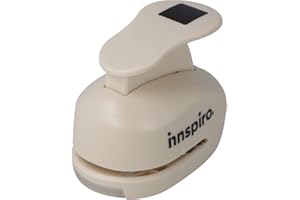 INNSPIRO Troqueladora Papel y Goma Eva Punch Cuadrado Festoneado 25mm