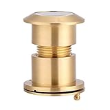 Garosa Visionneuse de Porte Judas de sécurité Hole Grand Angle avec Heavy Duty Privacy Cover pour Front Door Home Office Hôtel 28mm(Doré)