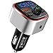 Price comparison product image Bluetooth 5.0 Car FM Transmitter, EatekPower QC3.0 Wireless Bluetooth FM Radio Adapter and Receiver, Hands-Free Calling, Car Charger with 2 USB Ports, Music Player Support TF Card, USB Flash Drive