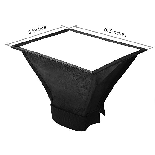 CamRepublic   Professional Universel Diffuseur de Flash Softbox Speedlite Speedlight pour Flashguns  Monture Universelle pour Canon Nikon Sony Olympus Pentax Nissin Metz Sigma Yongnuo Appareil photo EOS AF 6 5X6  