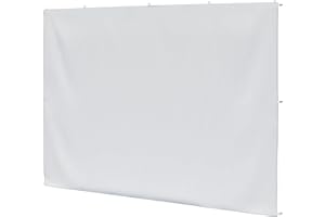 paramondo Parete Laterale Standard per Gazebo SP-3 Padiglione da Giardino, Impermeabile, Bianco