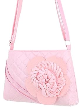 iTal-dEsiGn Damentasche Kleine Schultertasche Umhängetasche Kunstleder TA-6107