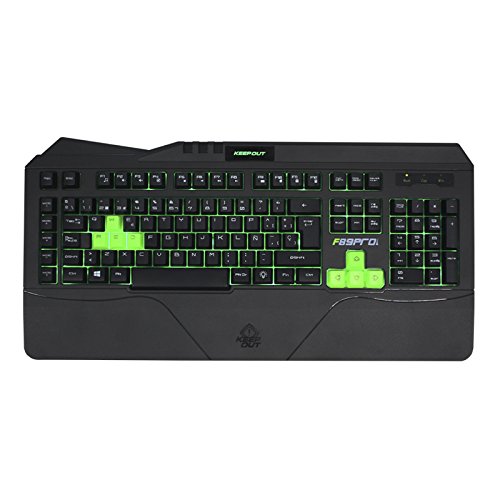 Keep Out Gaming F89PRO - Teclado Gaming, Color Negro