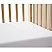 Cuddles Collection Waterproof Cot Bed Sheet (White)