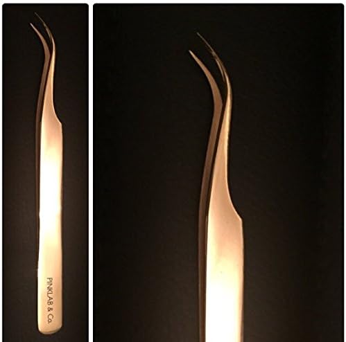 Rev Pro Curve Gold /single / tweezer/3d &amp; 6d for eyelash extension by PINKLAB