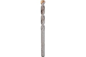 kwb masonry drill Ø 7 mm with robust carbide plate, chipless formed drill spiral, shot-blasted surface and round shank, complies with ISO 5468