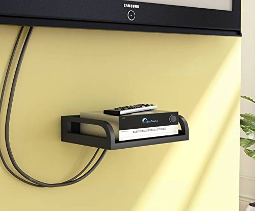 SRS Wooden Beautiful Design Set Top Box Holder Wall Shelf (Black) RS.449 (70.00% Off) - Amazon