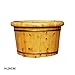 Produktbild FAP Pediküre Becken Zeder Holz Fußbad Fass Holz Fußbad Pediküre Gesundheit Fußbad Fass Sauna Fußmassagegeräte, Holzfarbe, a