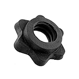 Esta tuerca hexagonal con barra de mancuerna está hecha de vinilo resistente y es duradera para uso a largo plazo.