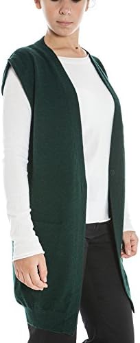Cachemire - La55- Deep Neck Cardigan 100% Cashmere.