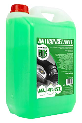 Motorkit MOT3536 Anticongelante, 5L, 10 %, Verde