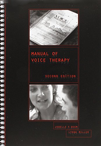Preisvergleich Produktbild Manual of Voice Therapy
