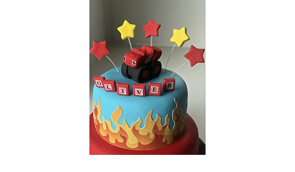 Blaze Pour Gateaux Glacage Comestible Personnalise Anniversaire Decorations Unofficial Amazon Fr Cuisine Et Maison