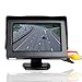 Produktbild CSX43D -A1 4,3-Zoll- Auto-Monitor Desktop- LCD-Digital- Anzeige Schwarz