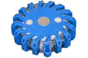 Balise Pro de signalisation gyrophare Pro 16 LEDs Bleue Rechargeable LEDwarning, aimantée et Waterproof Vendeur et Stock en France